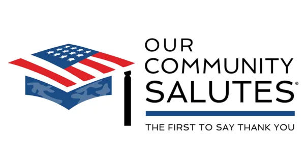 Our Community Salutes logo